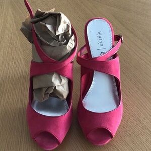White House Black Market Scarlet Heels